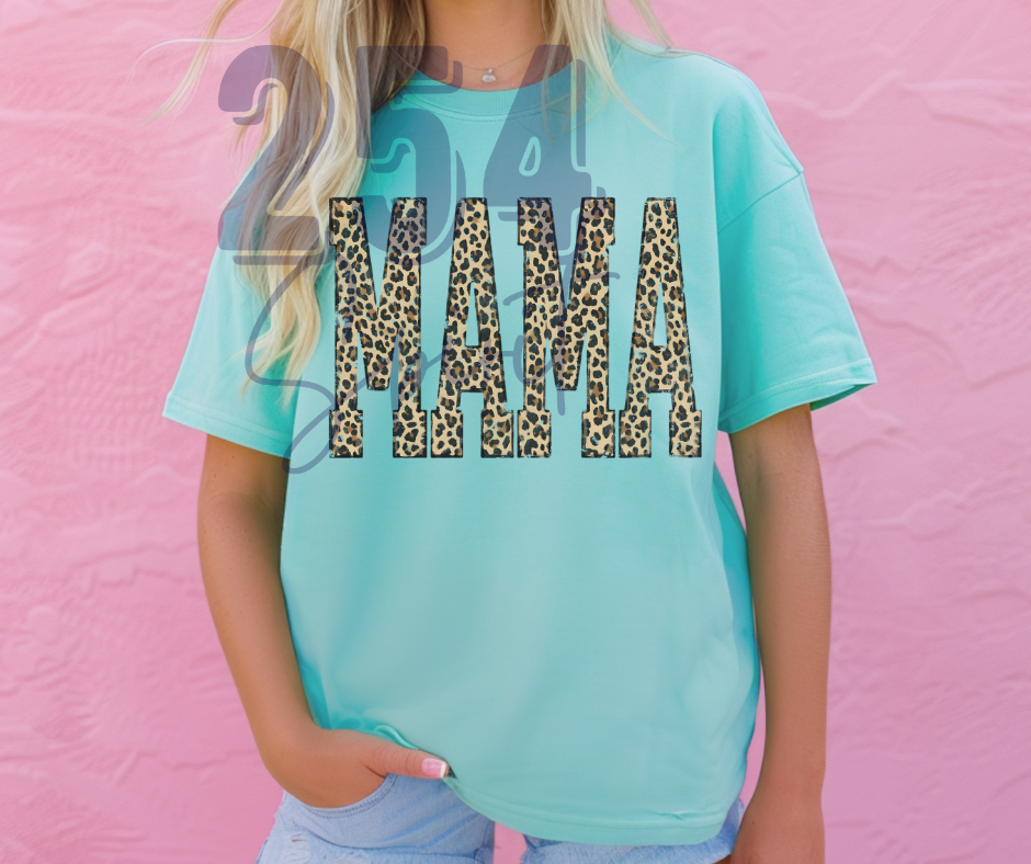 LEOPARD MAMA TEE