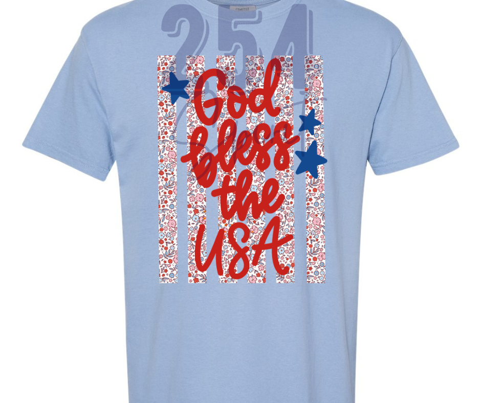 GOD BLESS THE USA TEE