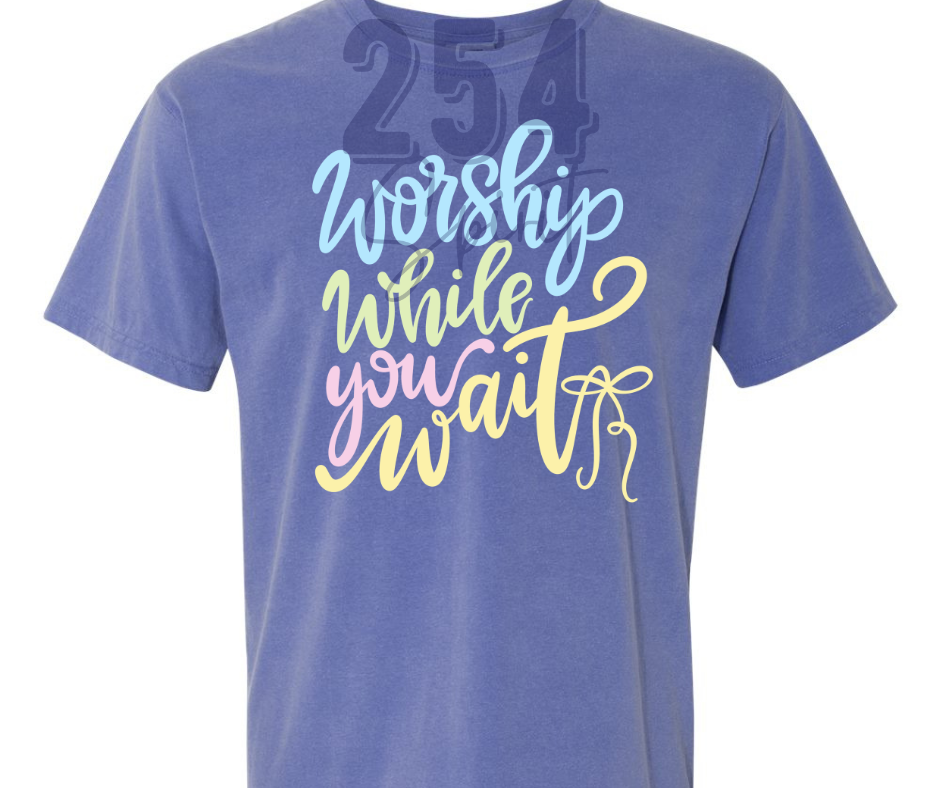 WORSHIP WHILE YOU WAIT TEE