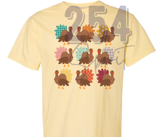 TURKEY PATTERNS TEE