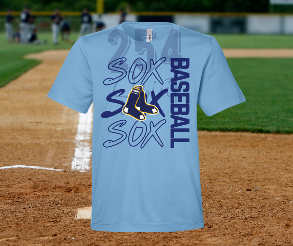 SOX STACKED Light Blue Dry Fit