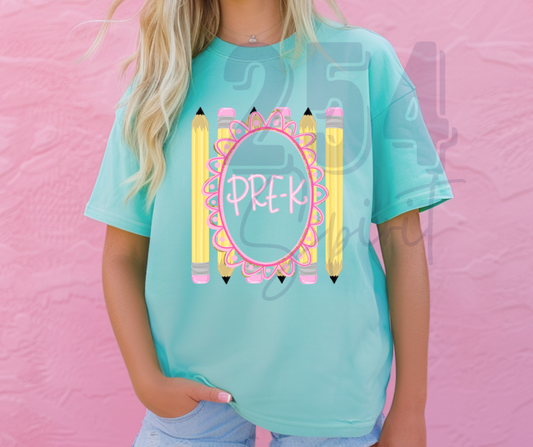 PRE-K PENCILS TEE