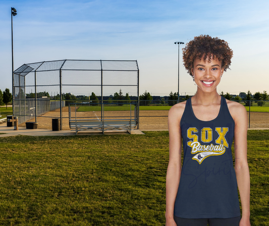 SOX Outfield Racerback - front only