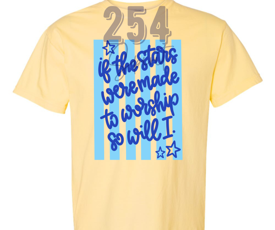 IF THE STARS WERE MADE TO WORSHIP TEE