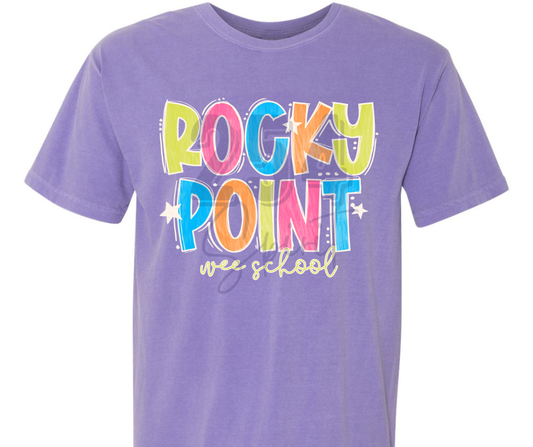ROCKY POINT WEE SCHOOL COLOR POP TEE