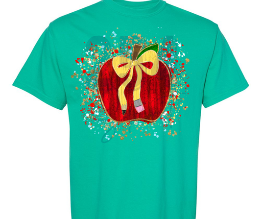APPLE SPLATTER TEE