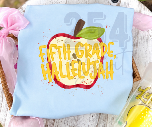 FIFTH GRADE HALLELUJAH TEE