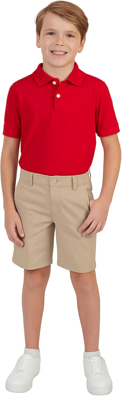 EMBROIDERED RED POLO SCA - TODDLER