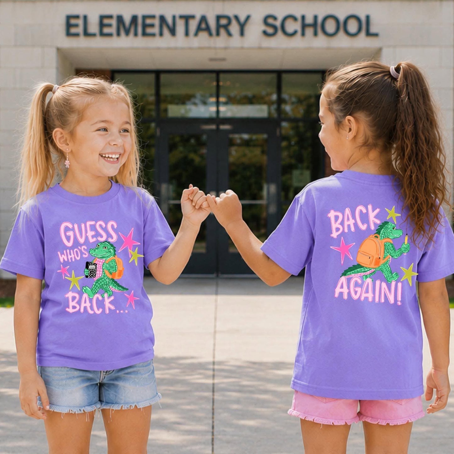 GUESS WHO'S BACK.. GIRL TEE