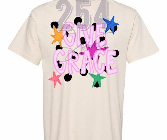 GIVE GRACE POLKA DOTS TEE