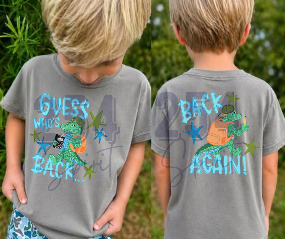 GUESS WHO'S BACK.. BOY TEE
