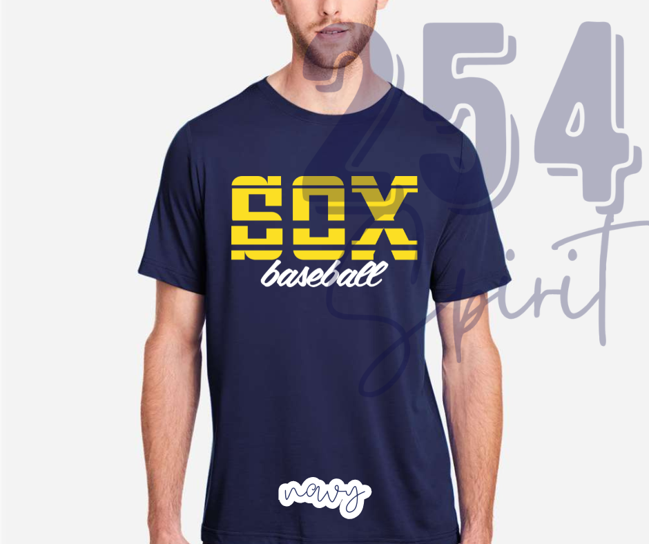 SOX BASEBALL DIVIDE DRY FIT