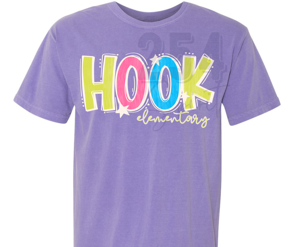 HOOK elementary COLOR POP TEE